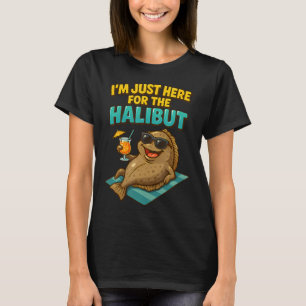 Camiseta Piada de Pesca Engraçada Meme de Pescador ESTOU Aq