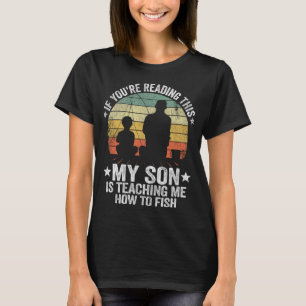 Camiseta Piada de Pesca Engraçada Presente para Pai e Filho