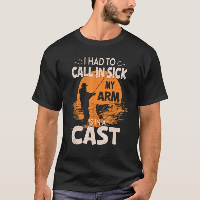 Camiseta Piada De Pesca Eu Tive Que Ligar Para Avisar Que E (Frente)