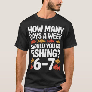 Camiseta Piada de Pesca para Meninos – Quantos Dias na Se