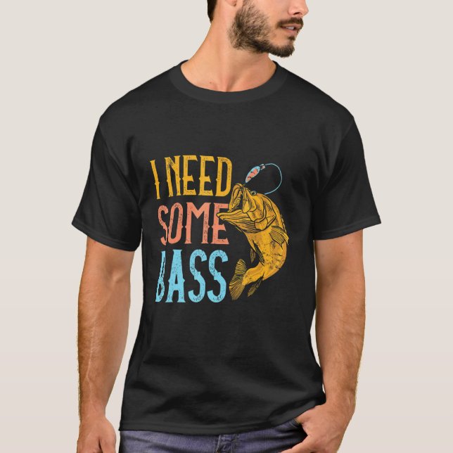 Camiseta Piada de Pesca Preciso de Alguns Pescadores de Rob (Frente)