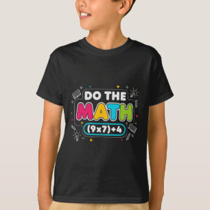 Camiseta Piada de Professor Engraçada Faça as Contas 67 Mem