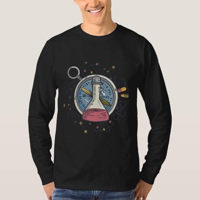 Camiseta Piada de Química Ciência Pun (Frente)