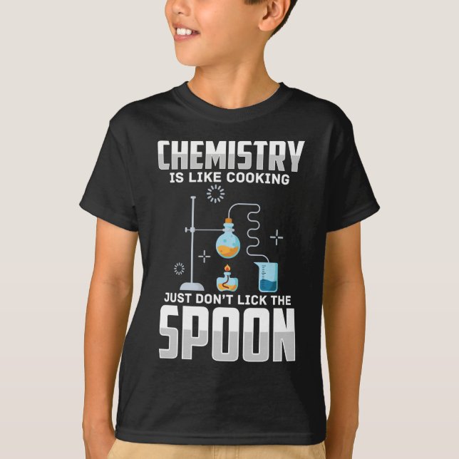 Camiseta Piada de Química Engraçado Professor Cientista (Frente)