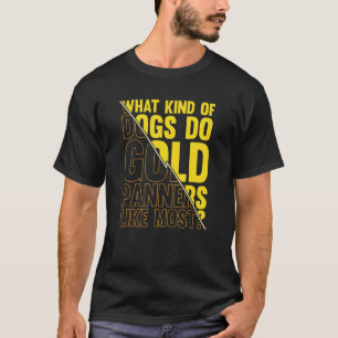 Camiseta Piada de Retriever Dourado de Mineração de Ouro   