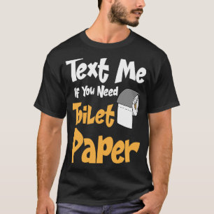 Camiseta Piada de Rolo de Papel Higiênico Humor Adulto