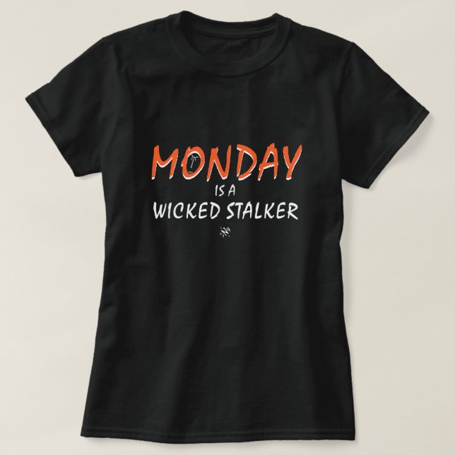Camiseta Piada de segunda-feira v2 (Frente do Design)