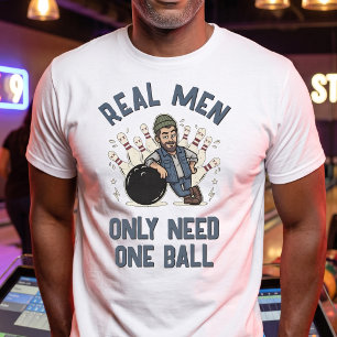 Camiseta Piada de Strike da Liga de Boliche Personalizada