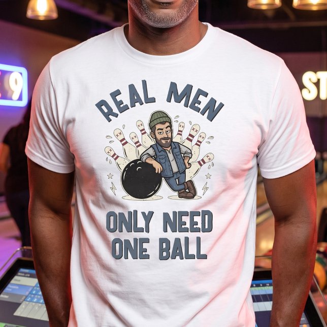Camiseta Piada de Strike da Liga de Boliche Personalizada (Criador carregado)