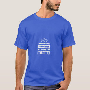 Camiseta Piada de tecnologia de operação técnica eletric
