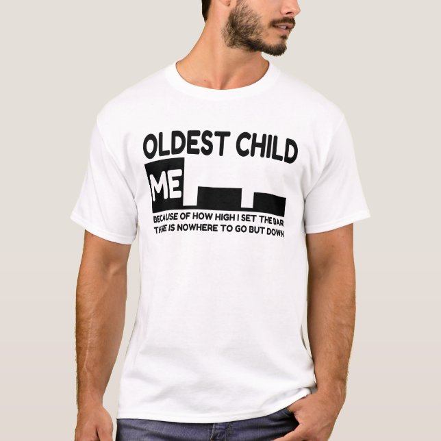 Camiseta Piada de três crianças mais antigas (Frente)