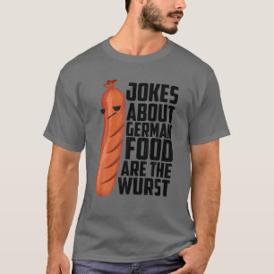 Camiseta Piada de Wurst Alemão legal   Engraçado Ventilad