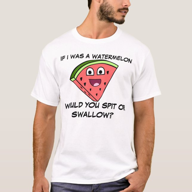 Camiseta Piada divertida da melancia (Frente)