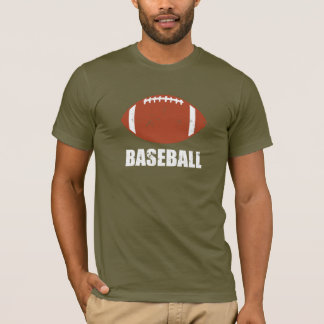Camiseta Piada do basebol do futebol