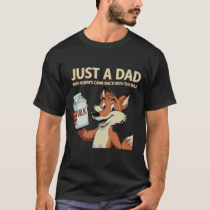 Camiseta Piada do Dia dos Pais sobre Pais que devolvem leit