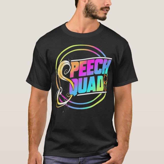 Camiseta Piada do Esquadrão de Discurso melhores amigos cap (Frente)
