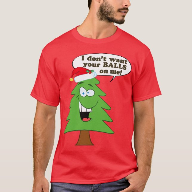 Camiseta Piada do feriado da árvore de Natal (Frente)