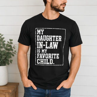 Camiseta Piada do Filho Favorito da Filha por Cunhado