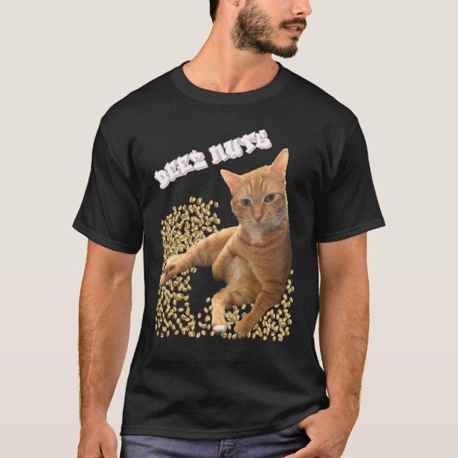 Camiseta Piada do Gato Deez Nuts com Pistaches (Frente)
