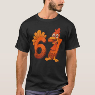 Camiseta Piada do Peru de Ação de Graças Seis Sete
