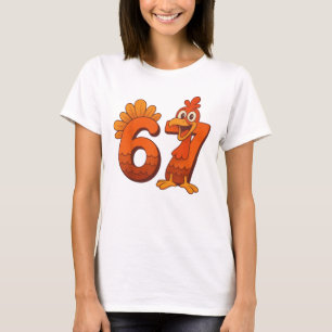 Camiseta Piada do Peru de Ação de Graças Seis Sete