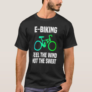 Camiseta Piada E Bicicleta Humor Bicicleta Elétrica E Cicli
