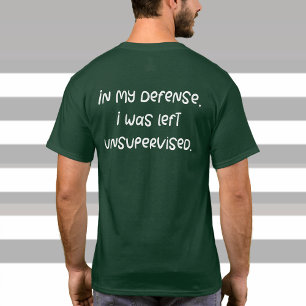 Camiseta Piada engraçada, com licença, citar presentes nas