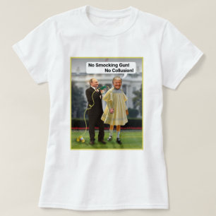 Camiseta Piada engraçada da arma de Donald Trump Putin