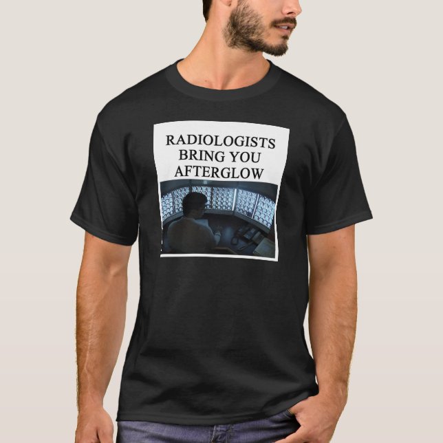 Camiseta piada engraçada da radiologia (Frente)