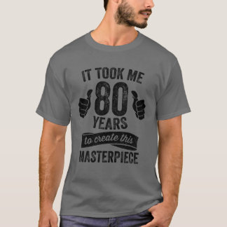 Camiseta Piada engraçada de 80 anos de idade Piada de anive