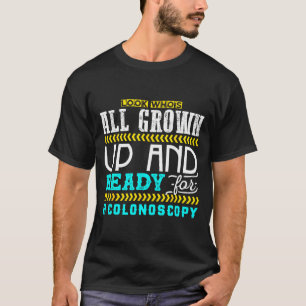 Camiseta Piada engraçada de colonoscopia Humor médico Check