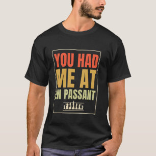 Camiseta Piada engraçada de jogador de xadrez, Você me conq