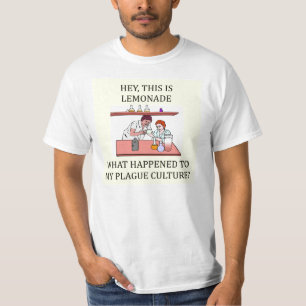 Camiseta piada engraçada do laboratório de biologia