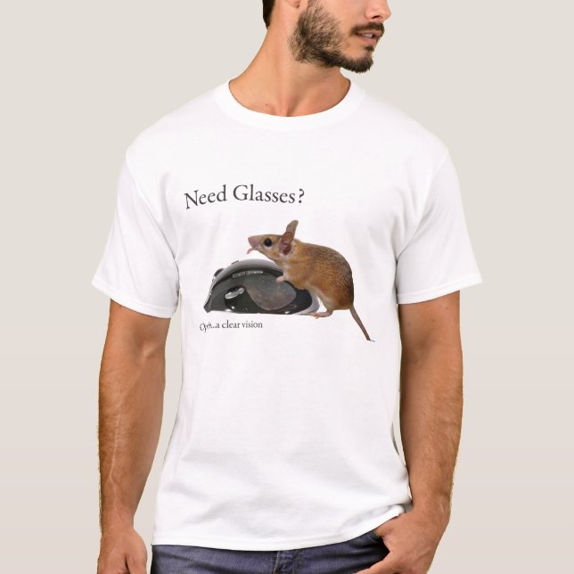 Camiseta Piada engraçada do rato (Frente)