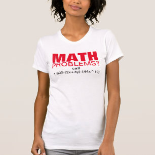 Camiseta Piada engraçada do tutor da matemática. Obtenha a