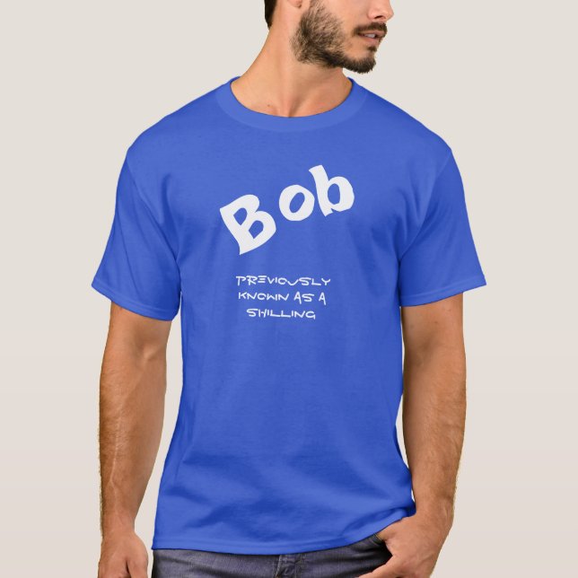 Camiseta Piada engraçada do xelim de Bob (Frente)