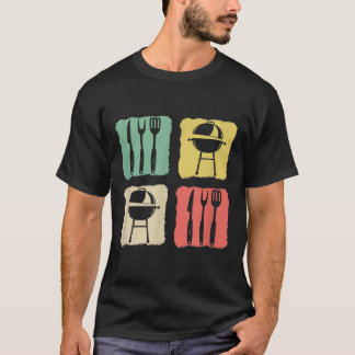 Camiseta Piada Engraçado Churrasco Churrasco Churrasco Fuma