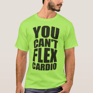 Camiseta Piada Engraçado de Gym - Flex Cardio