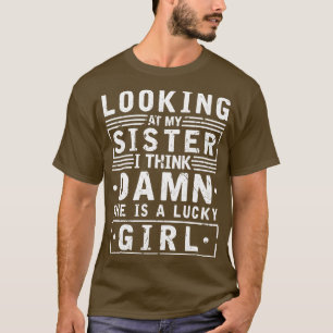 Camiseta Piada Engraçado Irmão Sarcástico