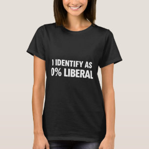 Camiseta Piada eu me identifico como 0% declaração política