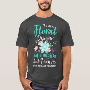 Camiseta Piada Floral Designer Shirt Engraçada Frase Flori