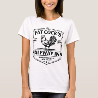 Camiseta Piada Humor Adulto Alusão Gorda s Halfway Inn