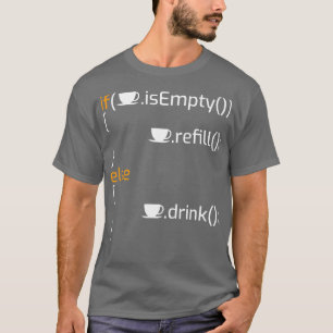 Camiseta Piada I Engraçado de Programação do Café