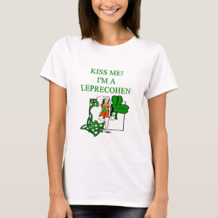 Camiseta piada irlandesa judaica do leprechaun do Dia de