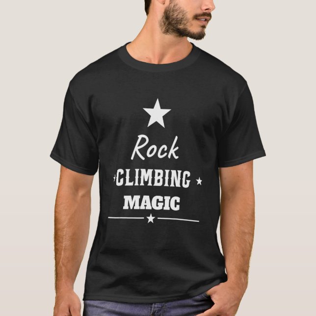 Camiseta Piada Mágica de Pedra Escalada (Frente)