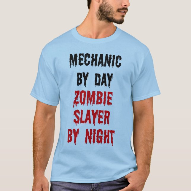 Camiseta Piada Mecânica Zombie (Frente)