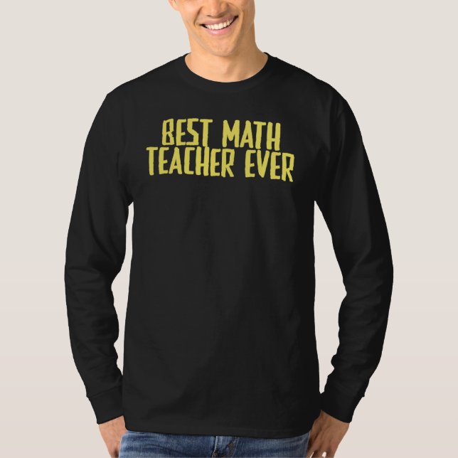 Camiseta Piada - Melhor Professora De Matemática Sarcástica (Frente)
