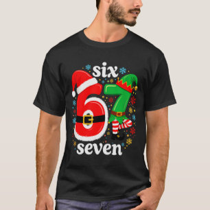 Camiseta Piada Meme Seis Sete 67 Elfo 6 7 Papai Noel Natal