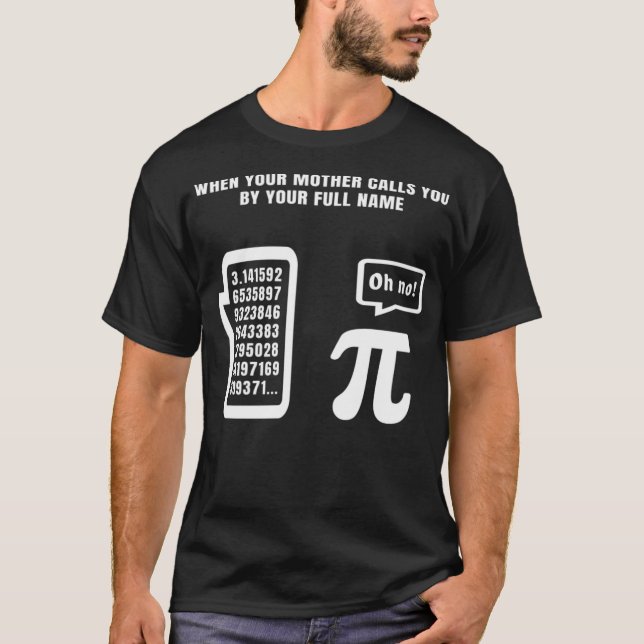 Camiseta Piada Pi Day Para Presente De Professores De Matem (Frente)