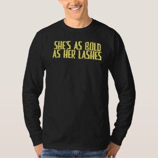 Camiseta Piada Sarcástica Ela é tão brava quanto suas chico